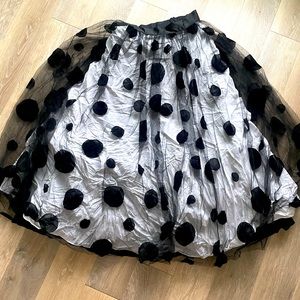 Polka Dot Tulle Skirt - ASOS - Size 10